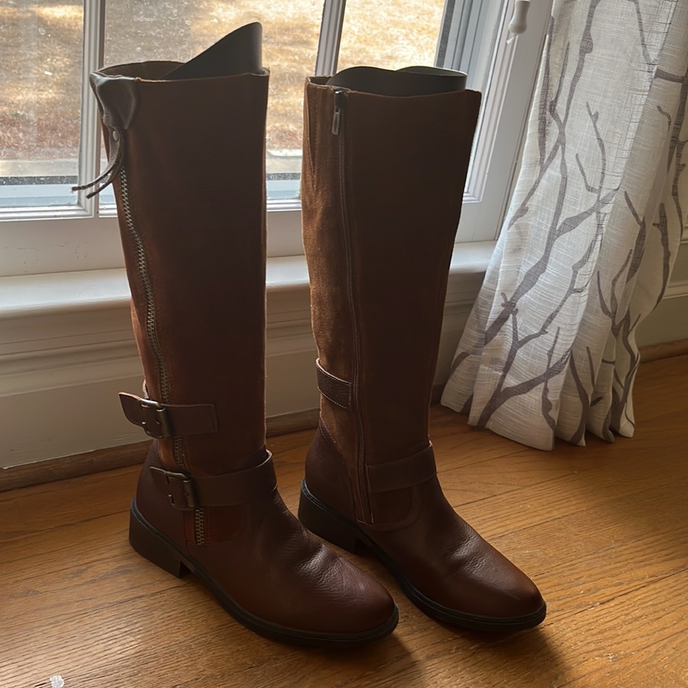 Chestnut knee high boots - Picture 2 of 13